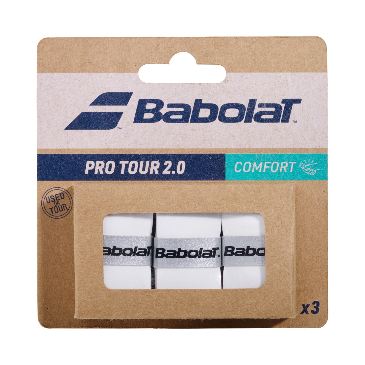 Babolat Pro Tour 2.0 X3 Pack-White Babolat Pro Tour 2.0 X3 Pack-White