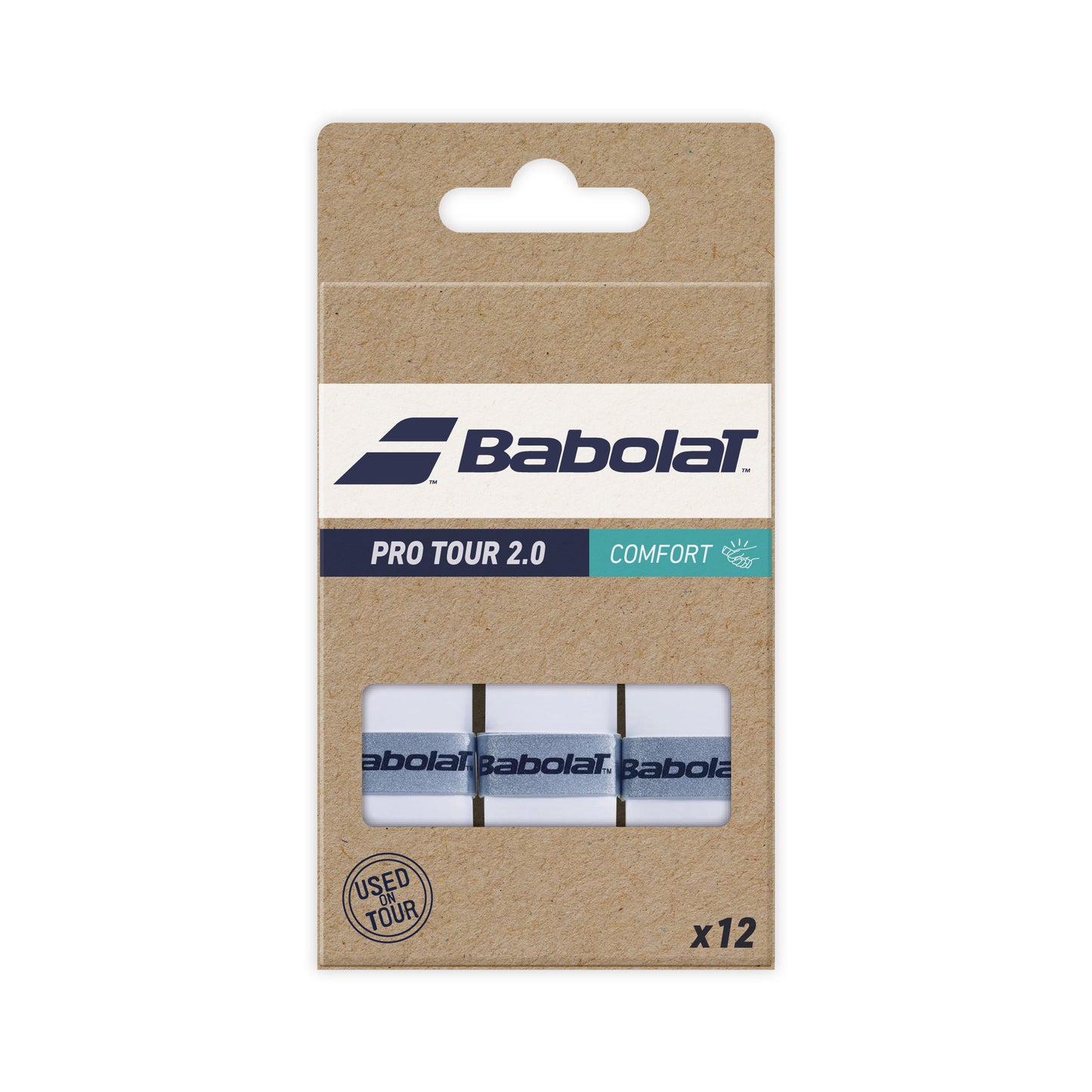 Babolat Pro Tour 2.0 12 Pack-White Babolat Pro Tour 2.0 12 Pack-White