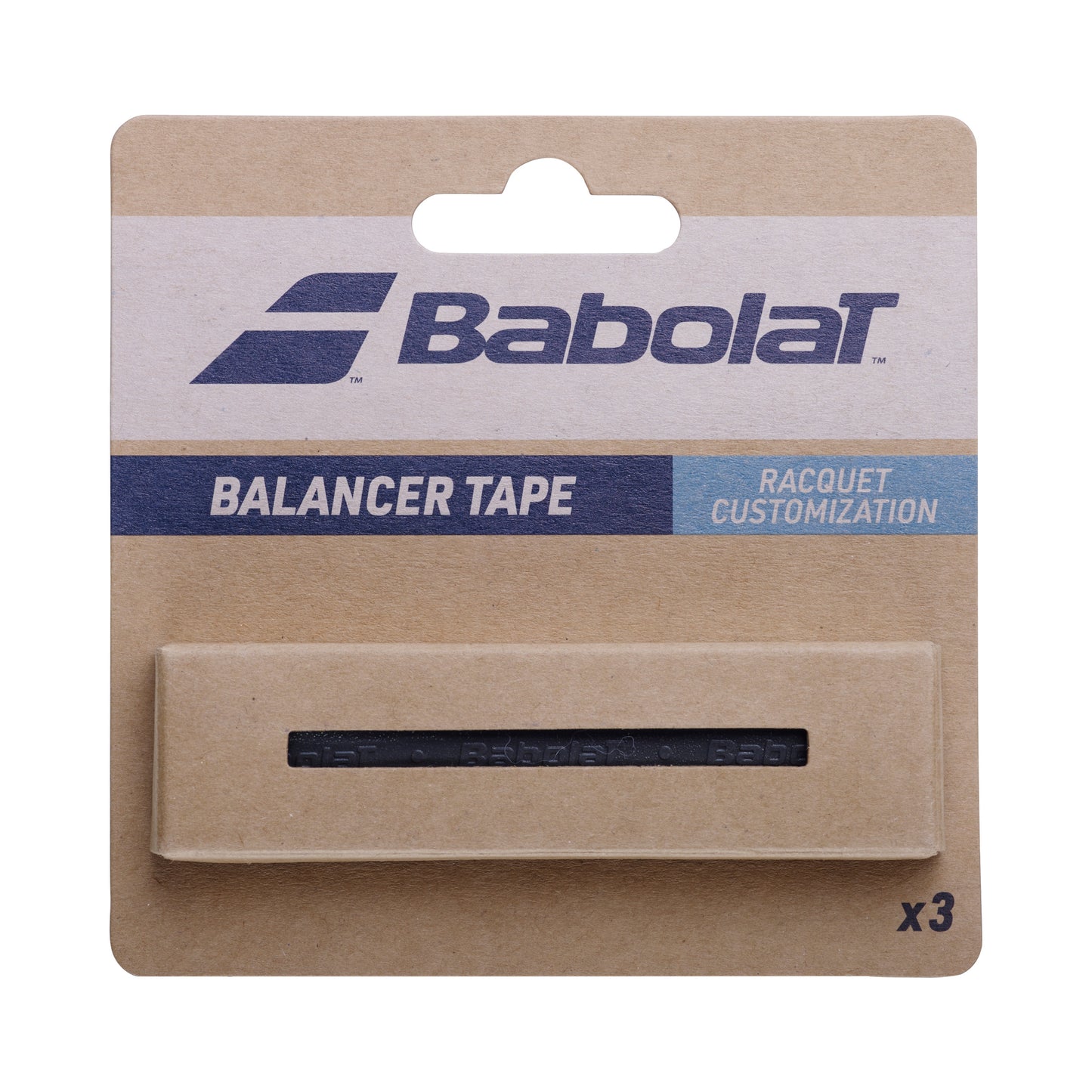 Babolat Balancer Tape 3x3 Lead Tape-Black Babolat Balancer Tape 3x3 Lead Tape-Black