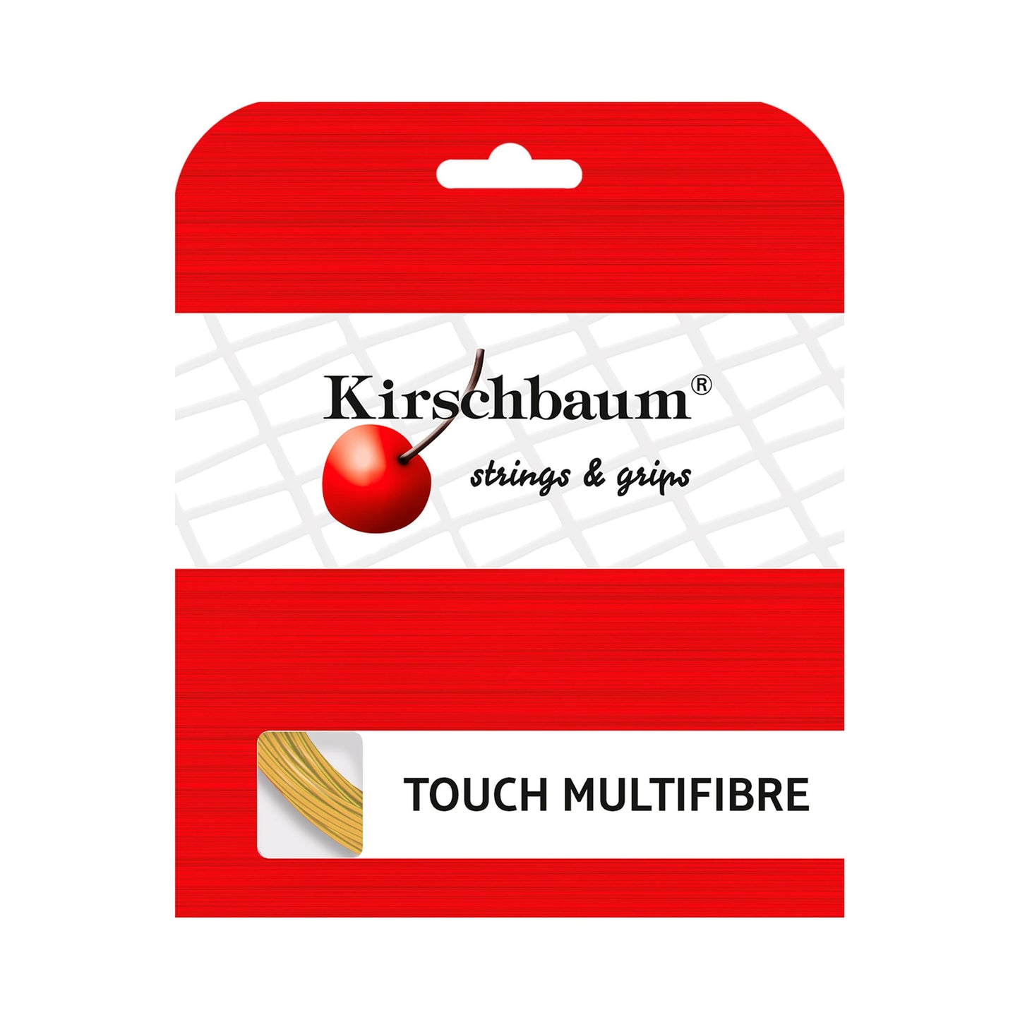 Kirschbaum Touch Multifibre String Set 12m-Yellow Kirschbaum Touch Multifibre String Set 12m-Yellow