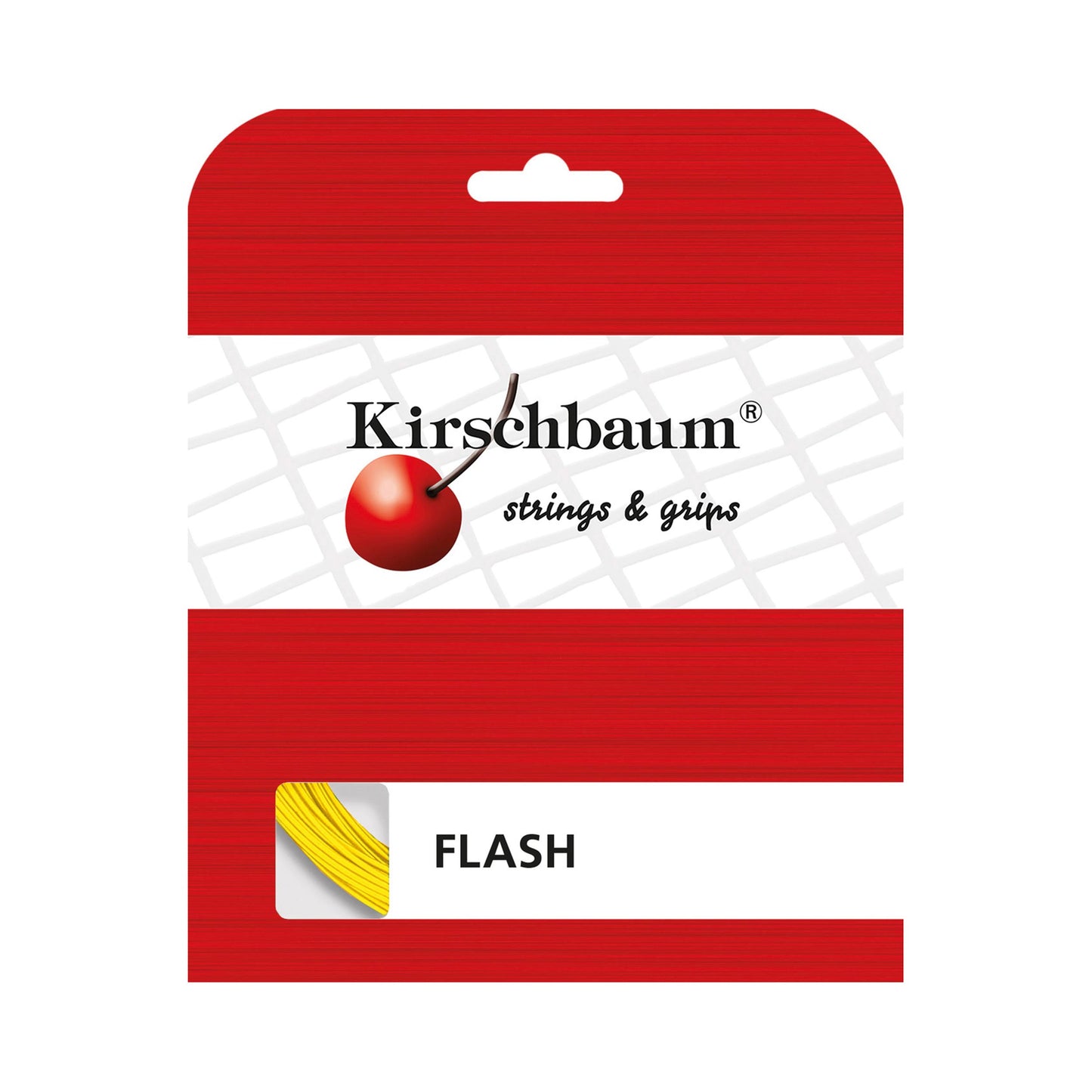 Kirschbaum Flash String Set-Yellow Kirschbaum Flash String Set-Yellow