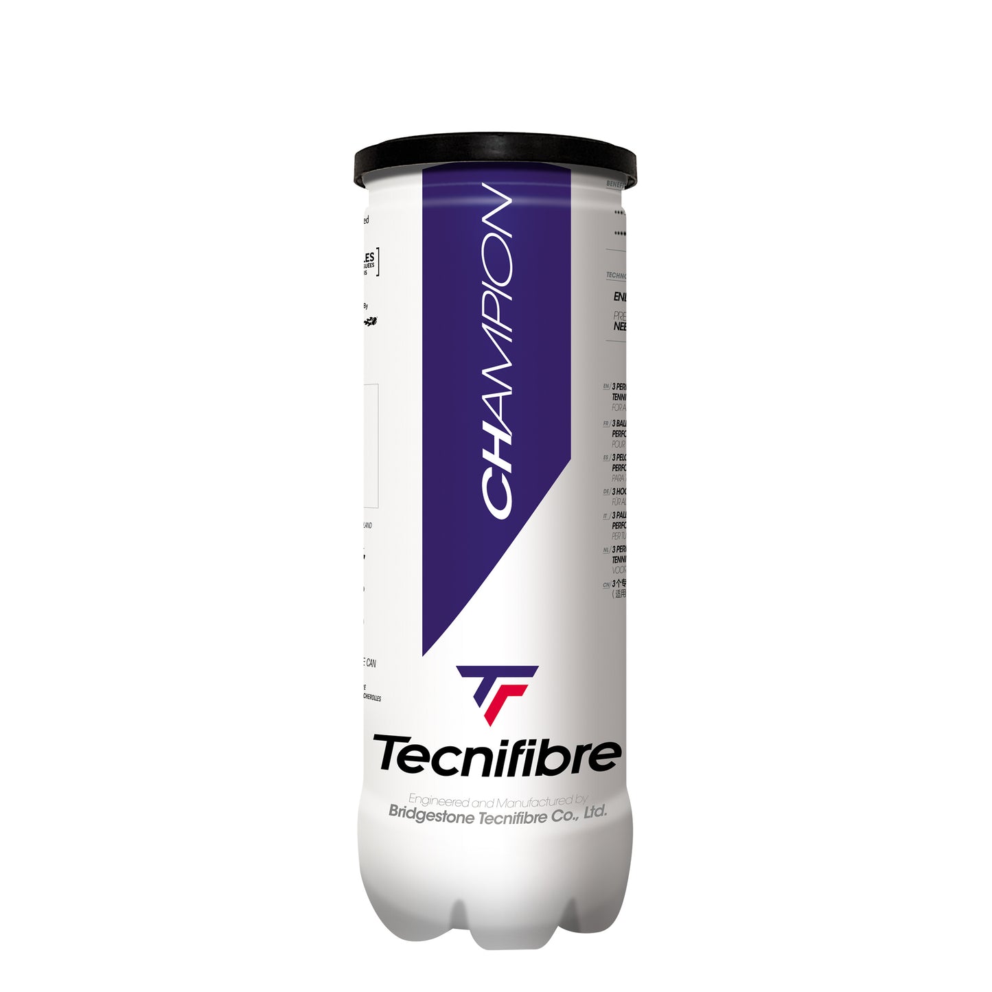 Tecnifibre Champion 3er 3 Ball Tube Tecnifibre Champion 3er 3 Ball Tube
