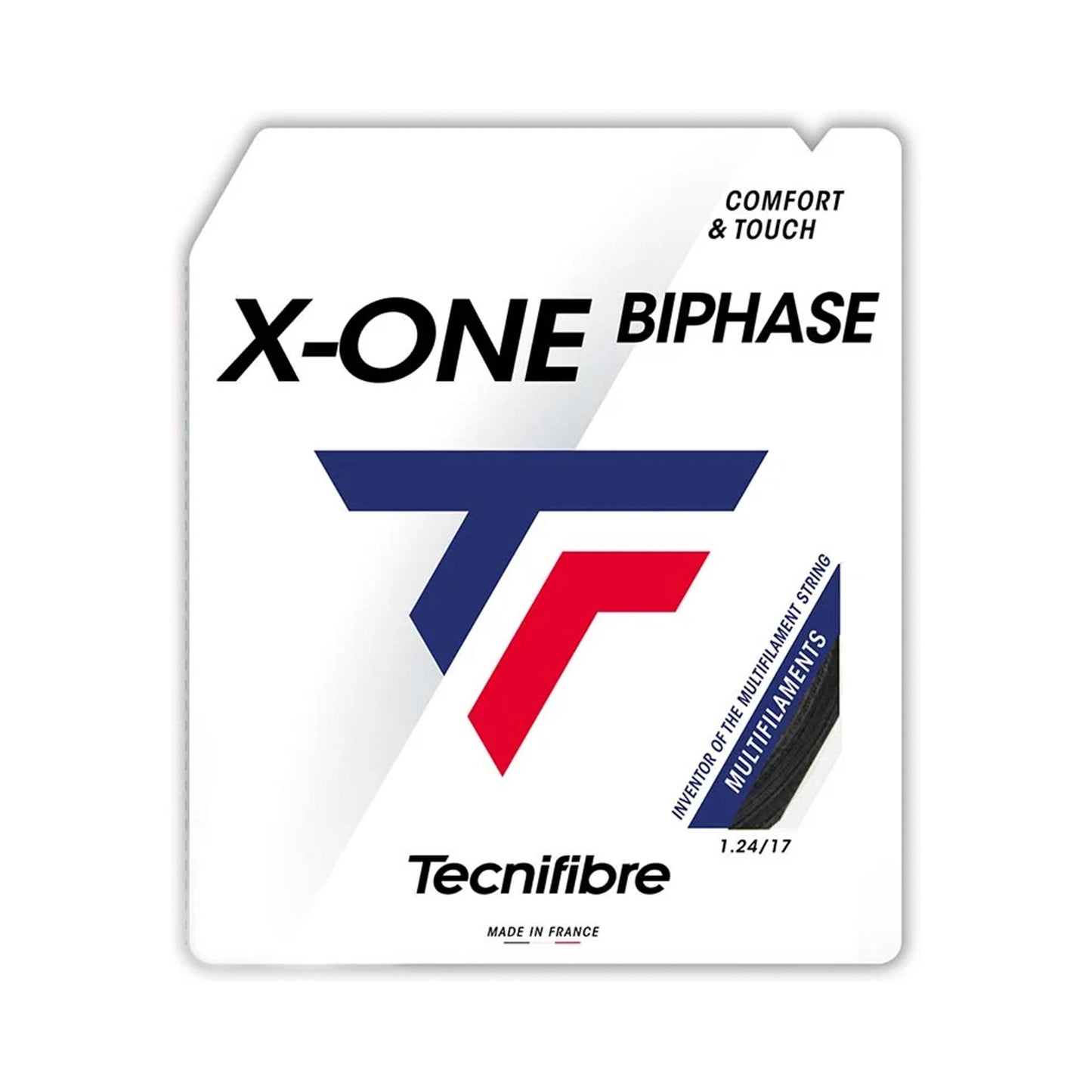 Tecnifibre X-One Biphase String Set 12,2m-Black Tecnifibre X-One Biphase String Set 12,2m-Black