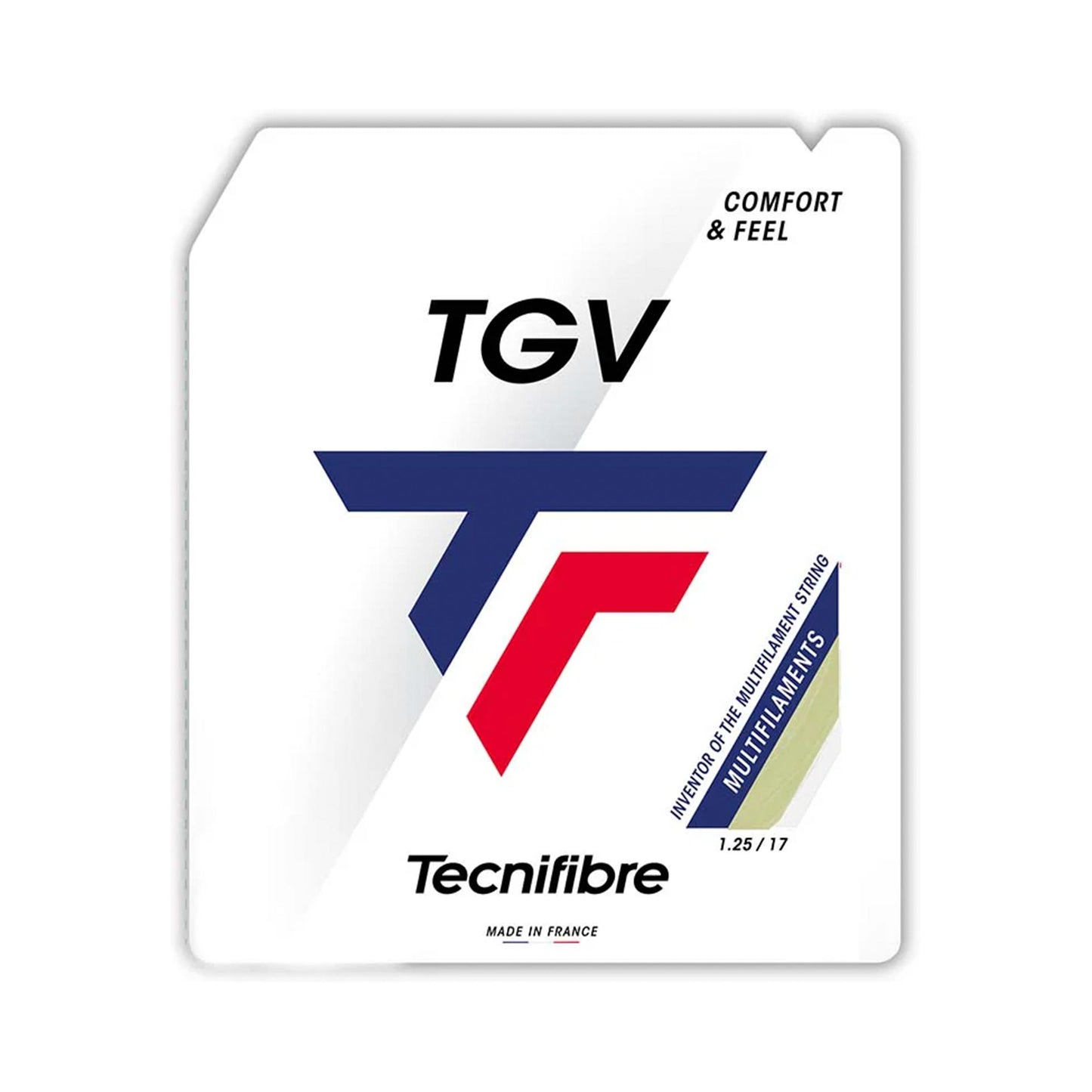 Tecnifibre TGV 12m String Set-Ecru Tecnifibre TGV 12m String Set-Ecru
