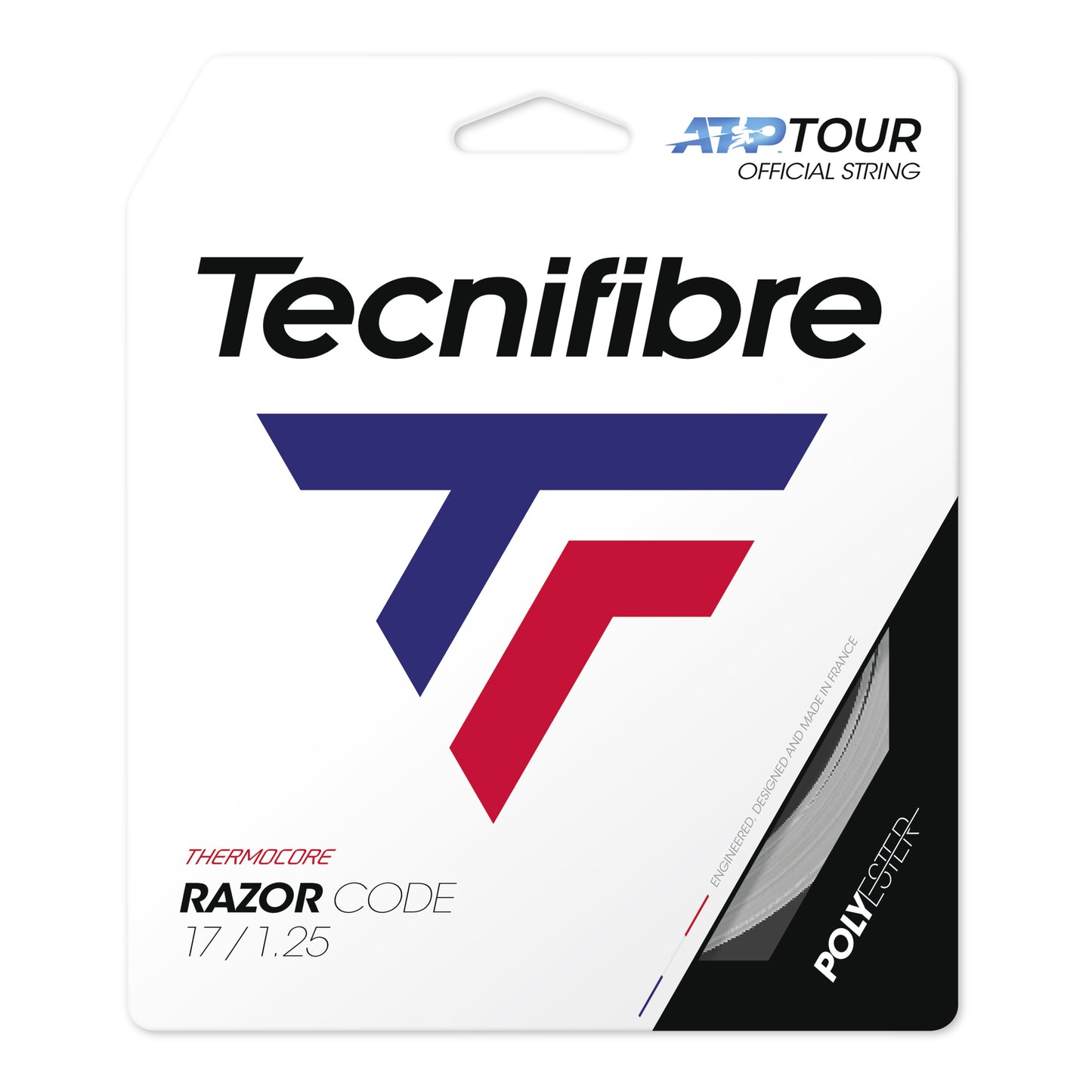 Tecnifibre Razor Code 12m String Set-Grey Tecnifibre Razor Code 12m String Set-Grey