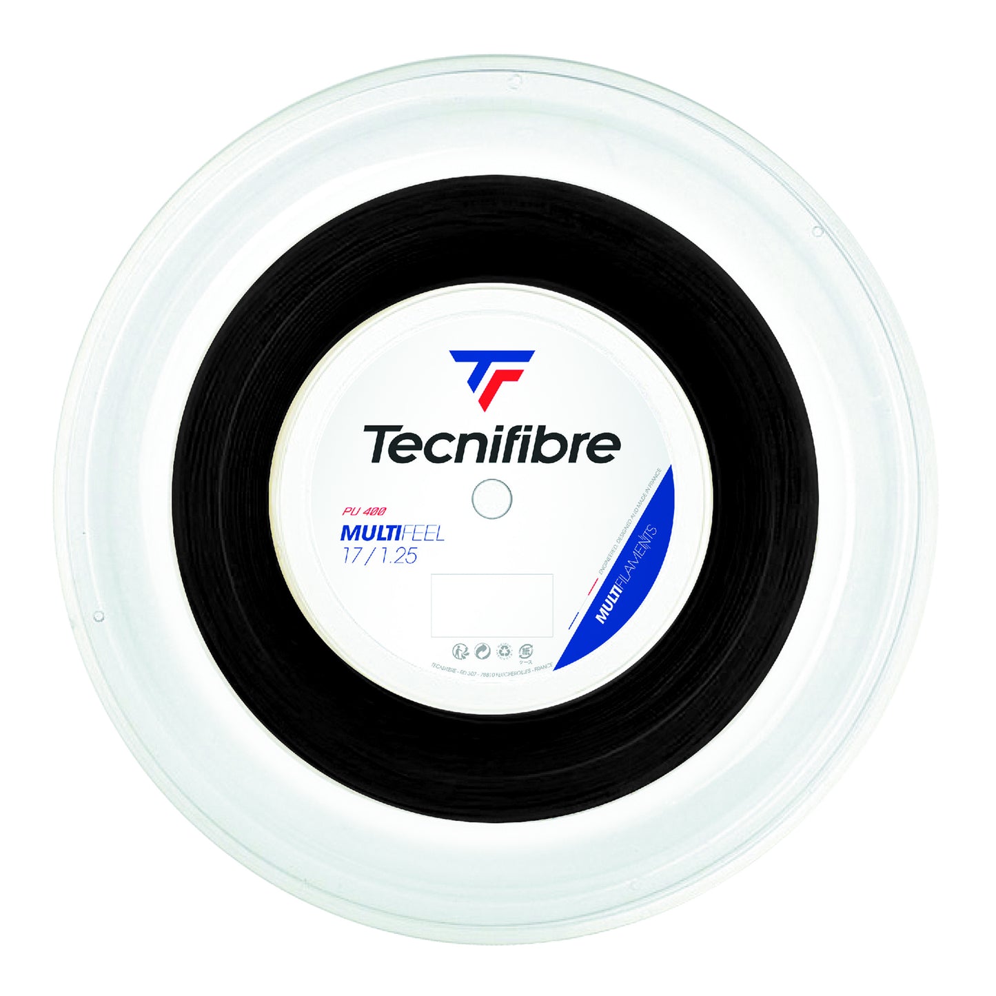 Tecnifibre Multifeel 200m String Reel-Black Tecnifibre Multifeel 200m String Reel-Black