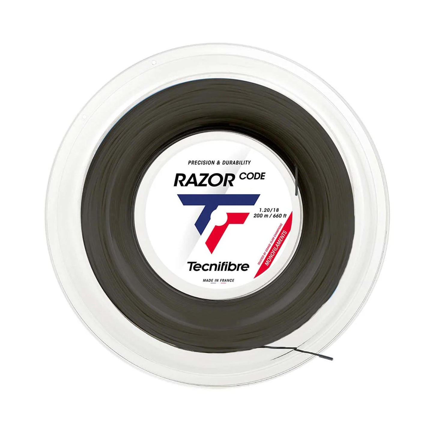 Tecnifibre Razor Code 200m String Reel-Grey Tecnifibre Razor Code 200m String Reel-Grey