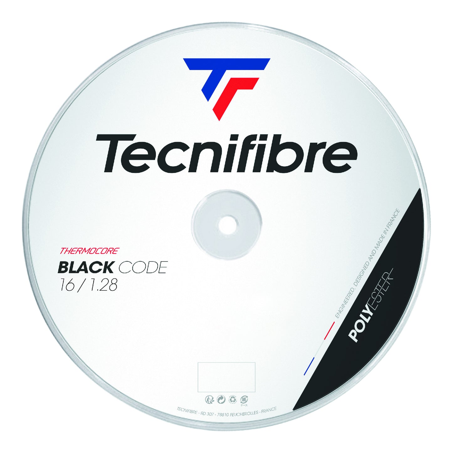 Tecnifibre Black Code Fire 200m String Reel-Orange,Red Tecnifibre Black Code Fire 200m String Reel-Orange,Red