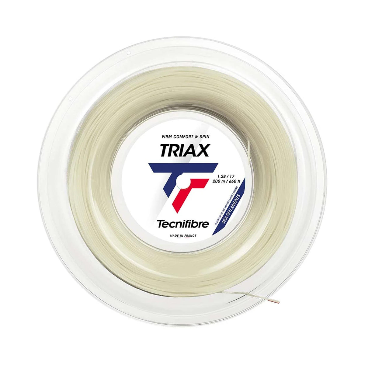 Tecnifibre Triax String Reel 200m-Ecru Tecnifibre Triax String Reel 200m-Ecru