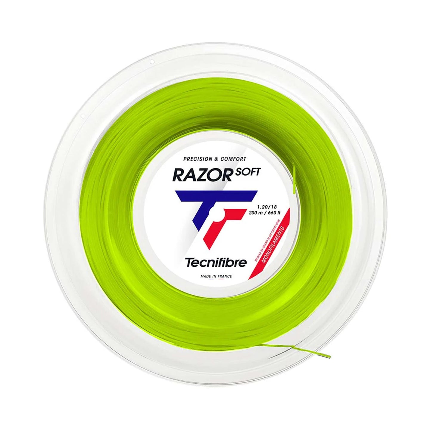 Tecnifibre Razor Soft 200m String Reel-Lime Tecnifibre Razor Soft 200m String Reel-Lime