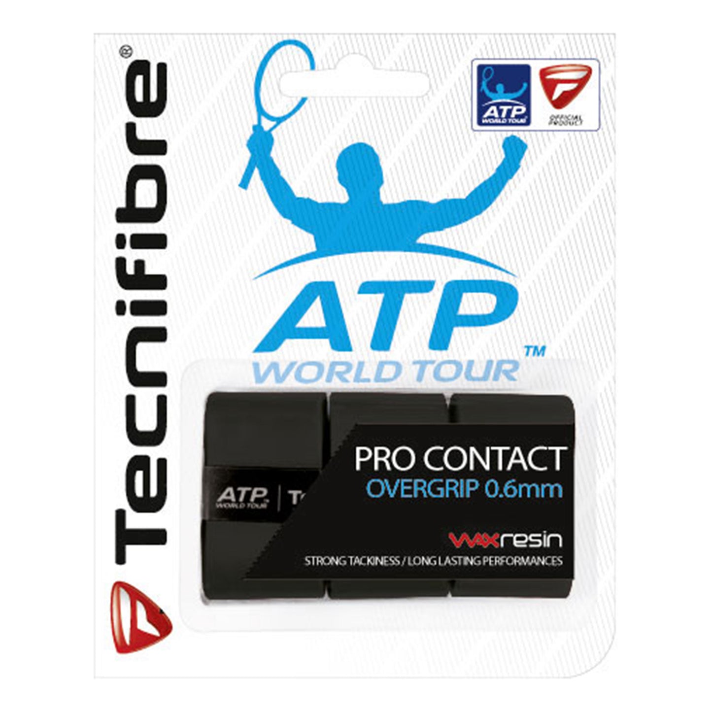 Tecnifibre Contact Pro 3er 3 Pack - black Tecnifibre Contact Pro 3er 3 Pack - black
