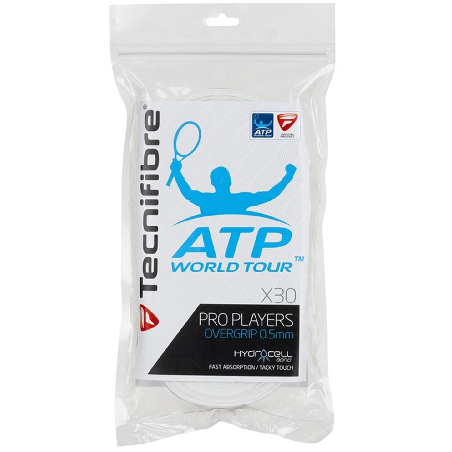 Tecnifibre Players Pro 30er 30 Pack-White Tecnifibre Players Pro 30er 30 Pack-White