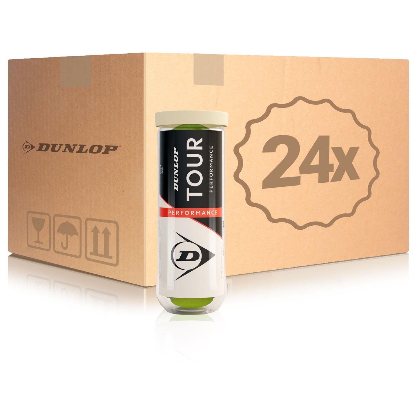 Dunlop 24x 3 Ball Tube Tour Performance Dunlop 24x 3 Ball Tube Tour Performance