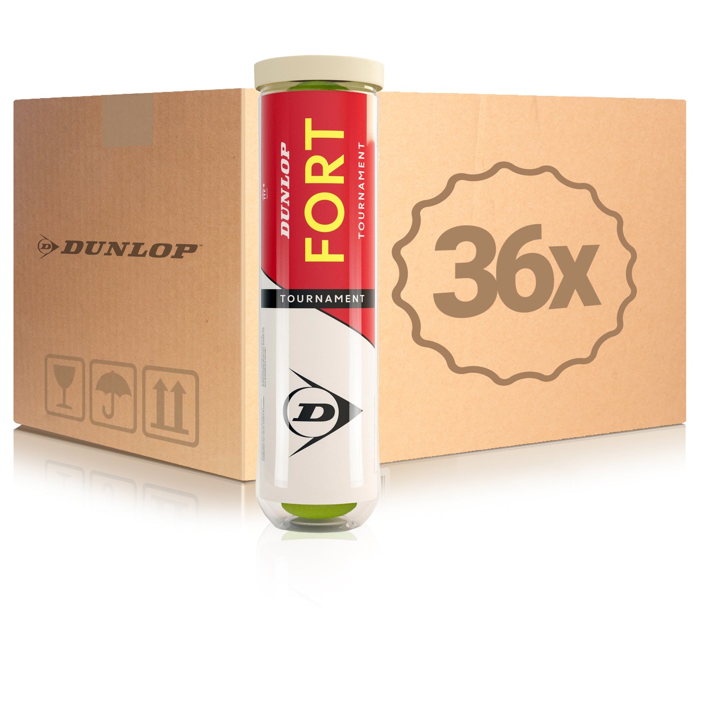 Dunlop 36x 4 Ball Tube Fort Tournament Dunlop 36x 4 Ball Tube Fort Tournament