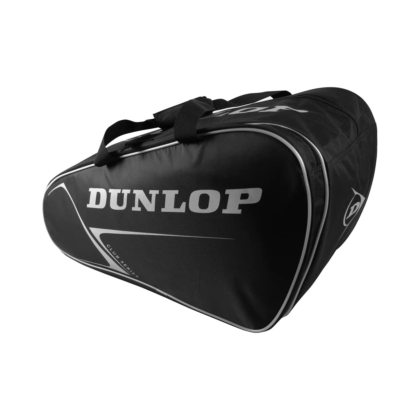 Dunlop Club Padel Racket Bag-Black,Silver Dunlop Club Padel Racket Bag-Black,Silver