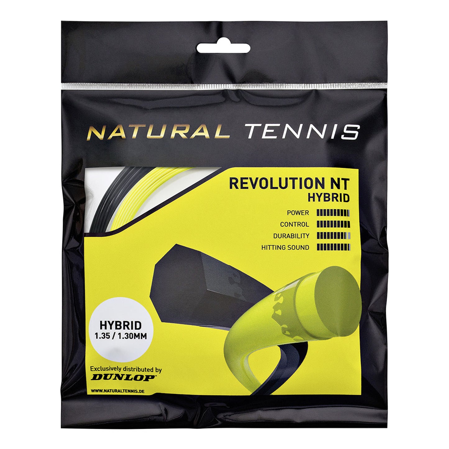 Dunlop Revolution NT Hybrid Set String set 12m - black Dunlop Revolution NT Hybrid Set String set 12m - black