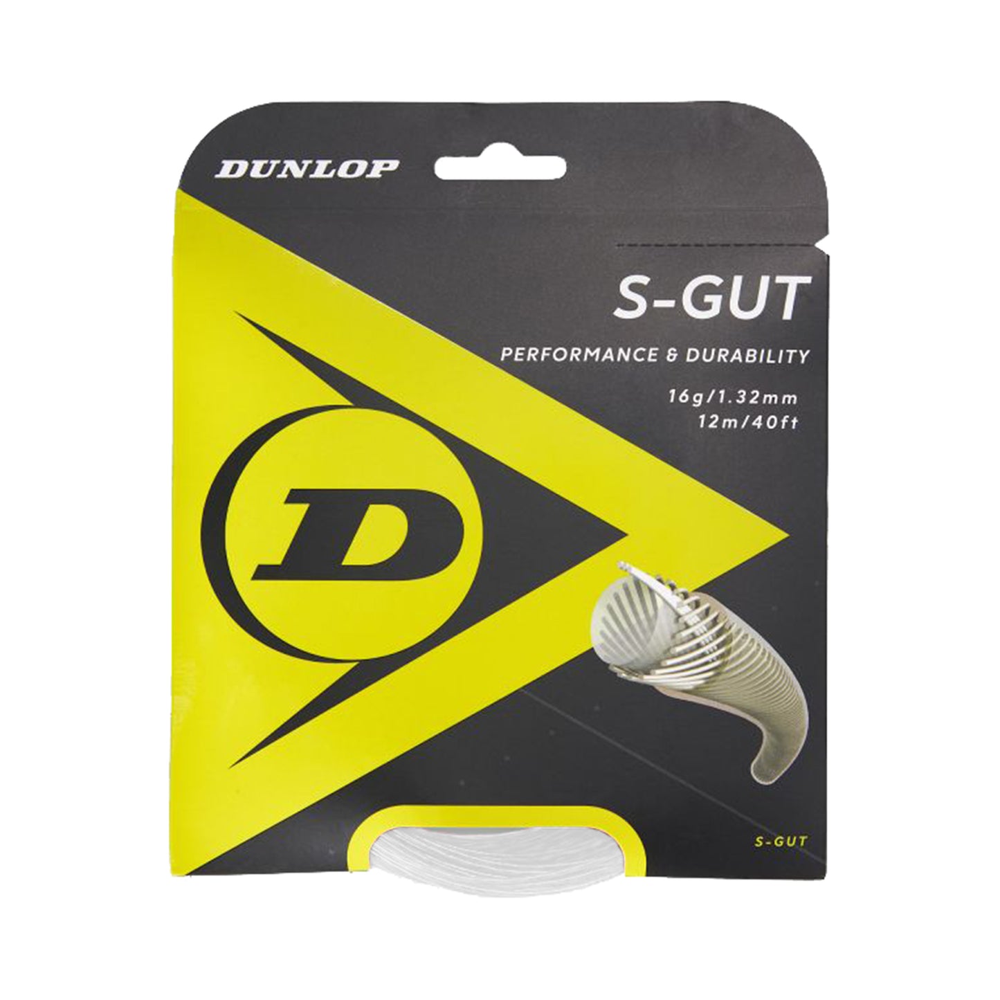 Dunlop S-Gut String Set 12m-White Dunlop S-Gut String Set 12m-White
