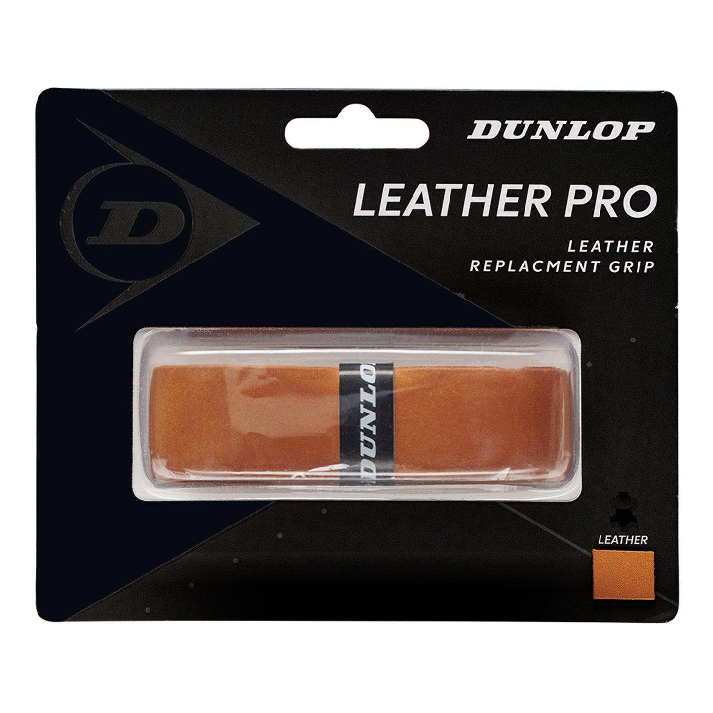 Dunlop Leather Pro Replacement Grip 1 Pack-Brown Dunlop Leather Pro Replacement Grip 1 Pack-Brown