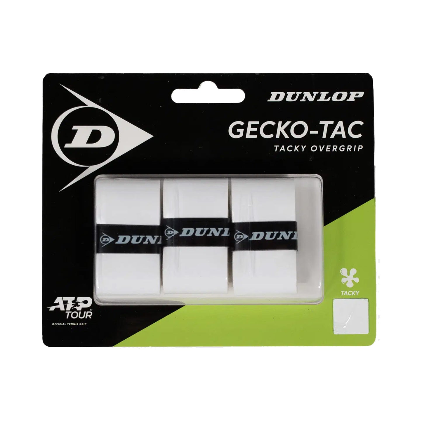 Dunlop Gecko-Tac 3 Pack - white Dunlop Gecko-Tac 3 Pack - white