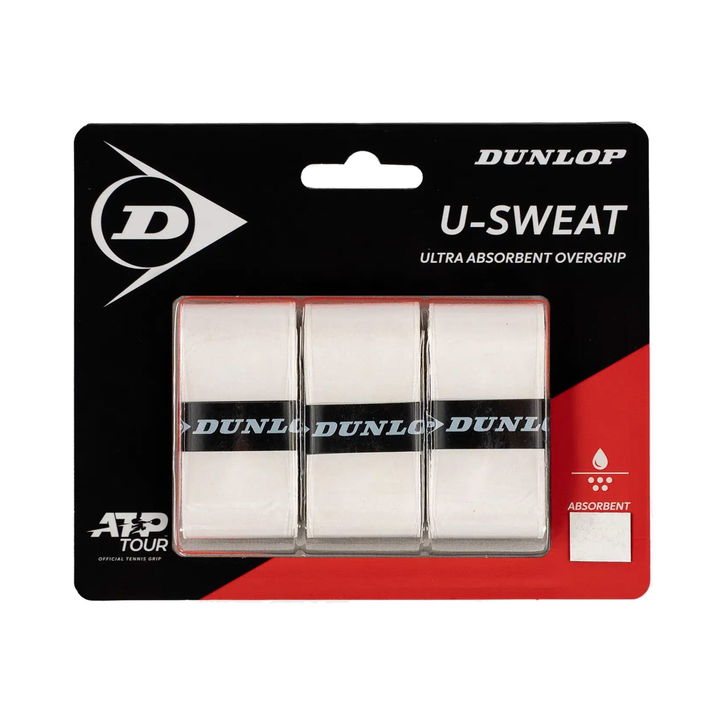 Dunlop U-Sweat 3 Pack - white Dunlop U-Sweat 3 Pack - white