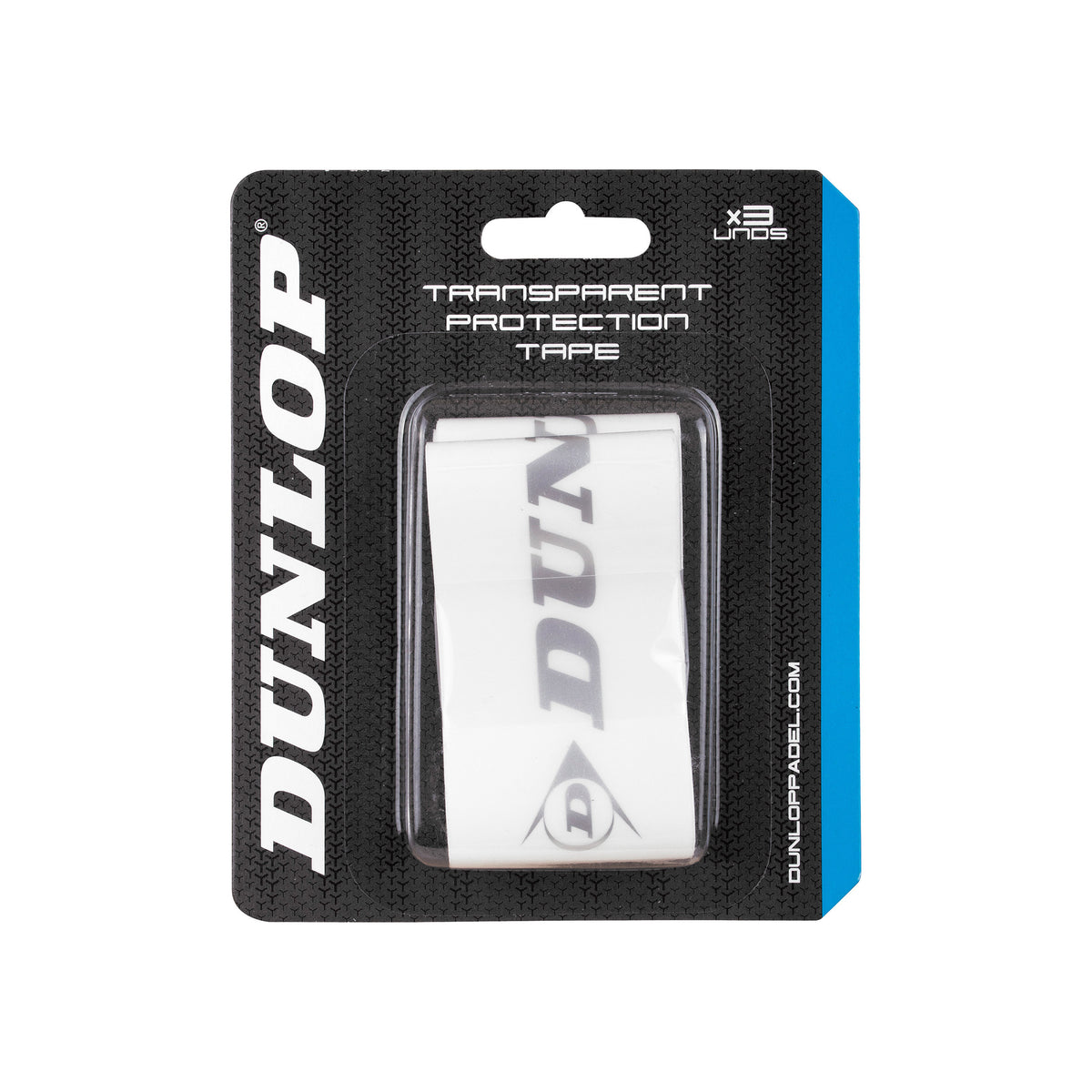 Dunlop Padel Transparent Pro Tape Racket Saver Tape-Transparent Dunlop Padel Transparent Pro Tape Racket Saver Tape-Transparent