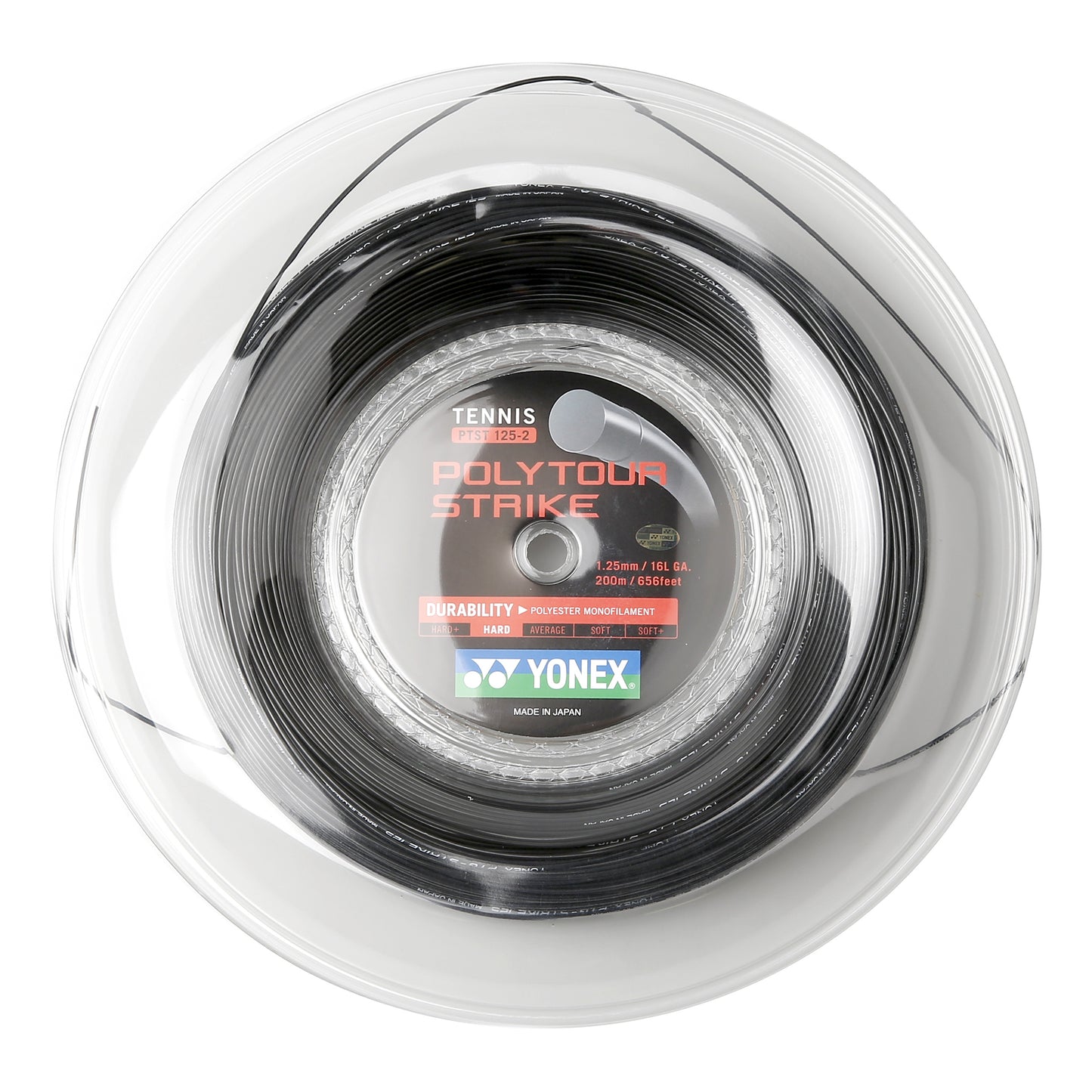 Yonex Poly Tour Strike String reel 200m - black Yonex Poly Tour Strike String reel 200m - black