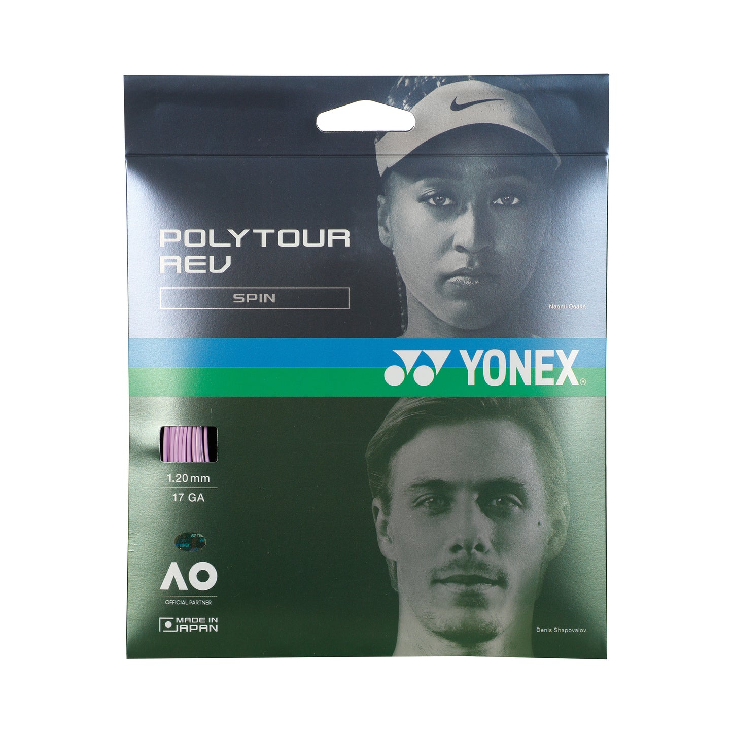 Yonex Poly Tour Rev String Set 12m-Violet Yonex Poly Tour Rev String Set 12m-Violet