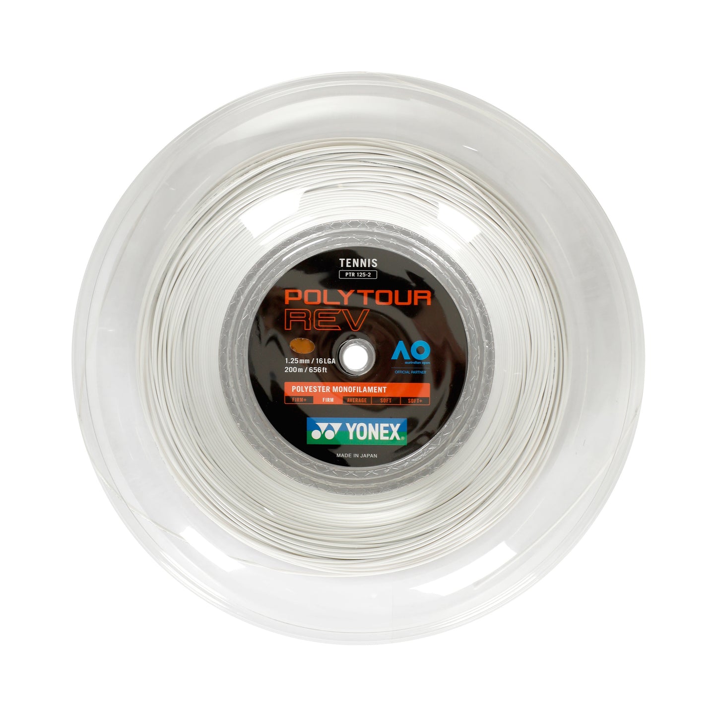 Yonex Poly Tour Rev String Reel 200m-White Yonex Poly Tour Rev String Reel 200m-White