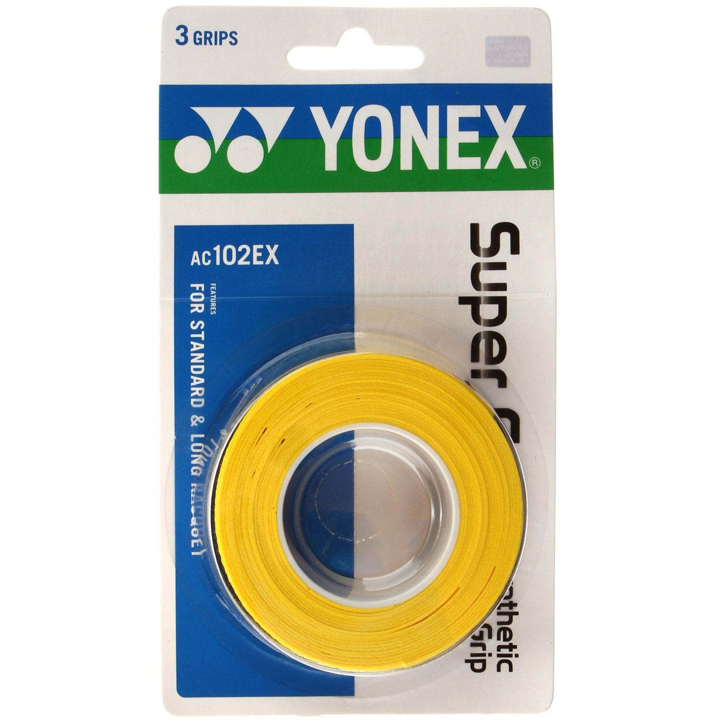 Yonex Super Grap 3 Pack - yellow Yonex Super Grap 3 Pack - yellow