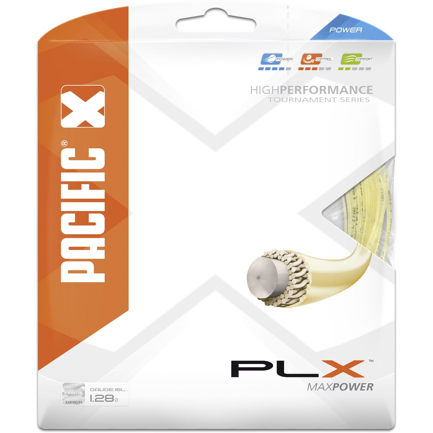 Pacific PLX (new Power Line) Natur String Set 12,2m-Ecru Pacific PLX (new Power Line) Natur String Set 12,2m-Ecru