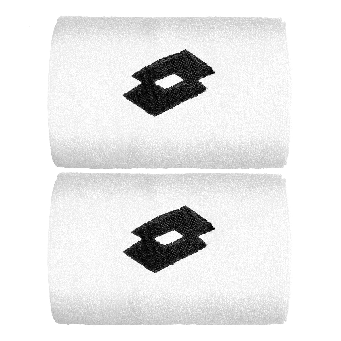 Lotto Wristband 2 Pack short - white, black Lotto Wristband 2 Pack short - white, black
