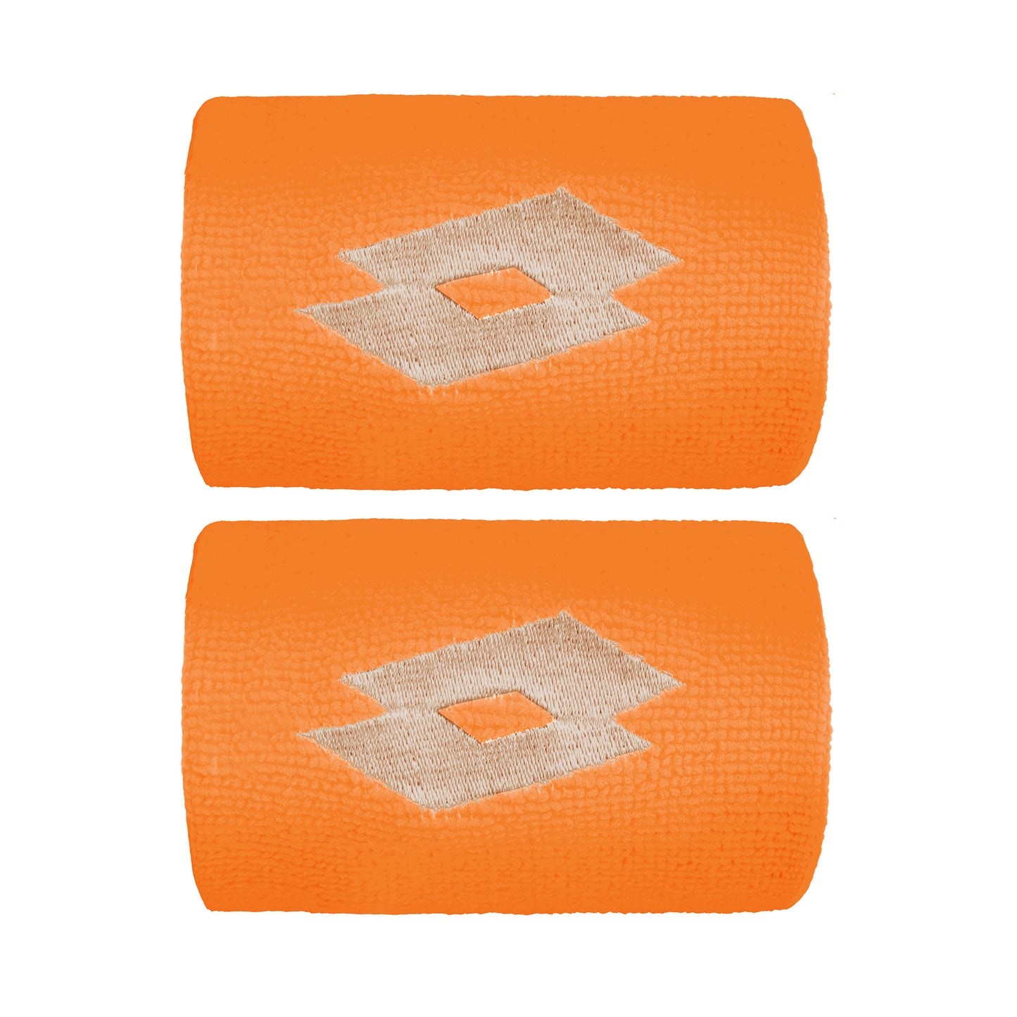 Lotto Wristband 2 Pack short - orange, cream Lotto Wristband 2 Pack short - orange, cream
