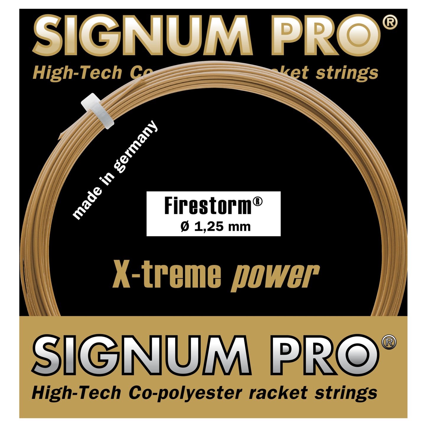 Signum Pro Firestorm Metallic String Set 12,2m-Gold Signum Pro Firestorm Metallic String Set 12,2m-Gold