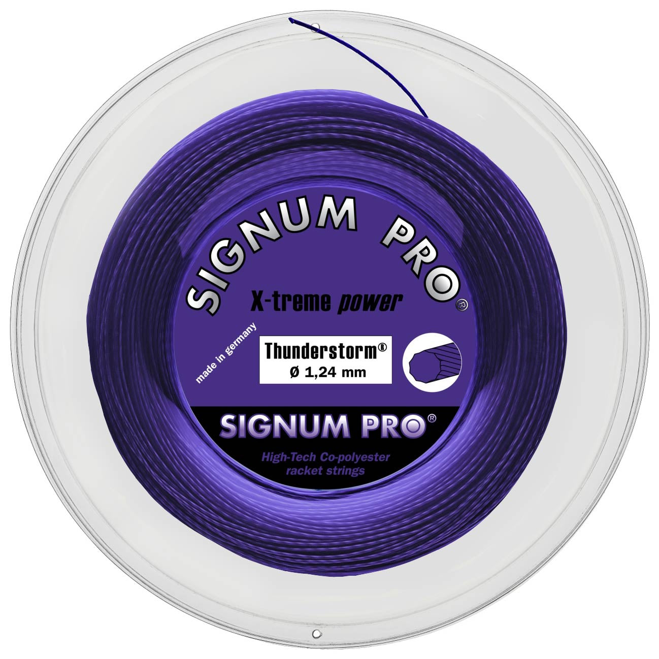 Signum Pro Thunderstorm Violett String Reel 120m-Violet Signum Pro Thunderstorm Violett String Reel 120m-Violet