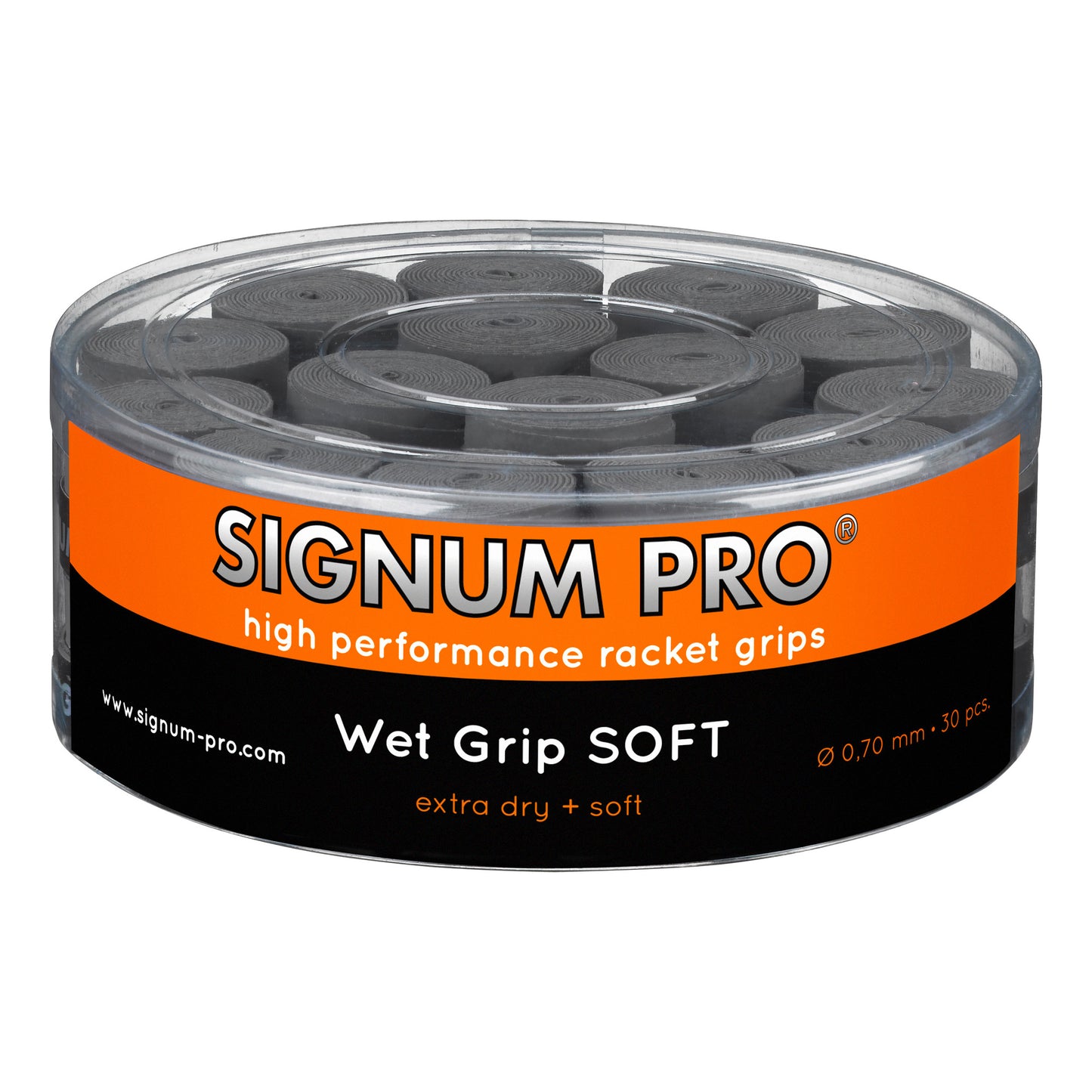 Signum Pro Wet Grip SOFT 30 Pack-Grey Signum Pro Wet Grip SOFT 30 Pack-Grey
