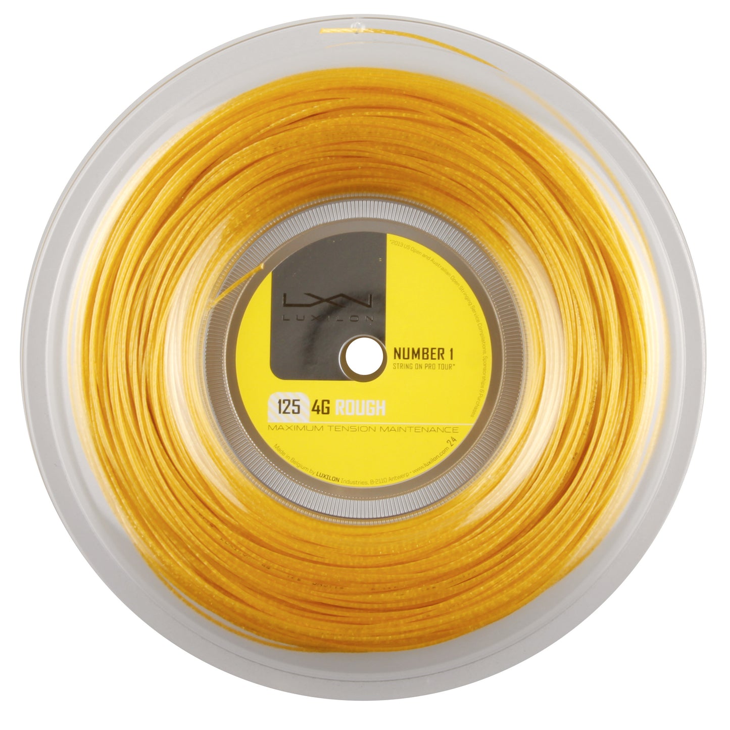 Luxilon 4G Rough String Reel 200m-Gold Luxilon 4G Rough String Reel 200m-Gold