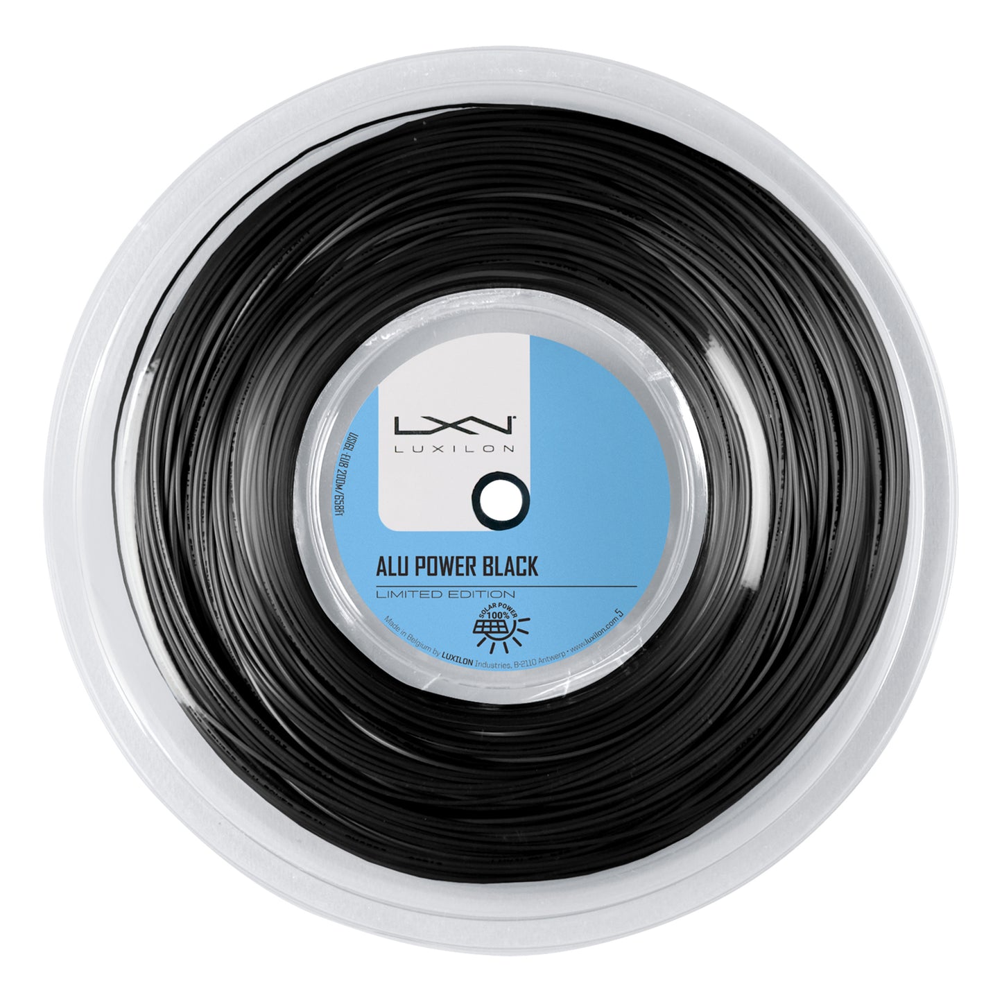 Luxilon Alu Power Black Ltd String Reel 200m-Black Luxilon Alu Power Black Ltd String Reel 200m-Black