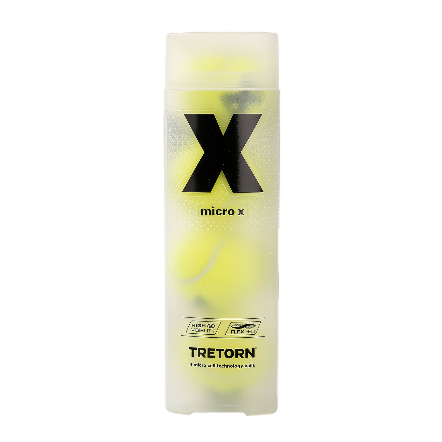 Tretorn Micro X 4 Ball Tube Tretorn Micro X 4 Ball Tube