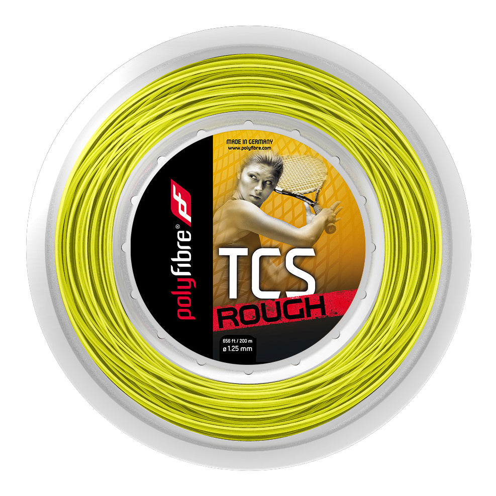 Polyfibre TCS Rough String Reel 200m-Yellow Polyfibre TCS Rough String Reel 200m-Yellow