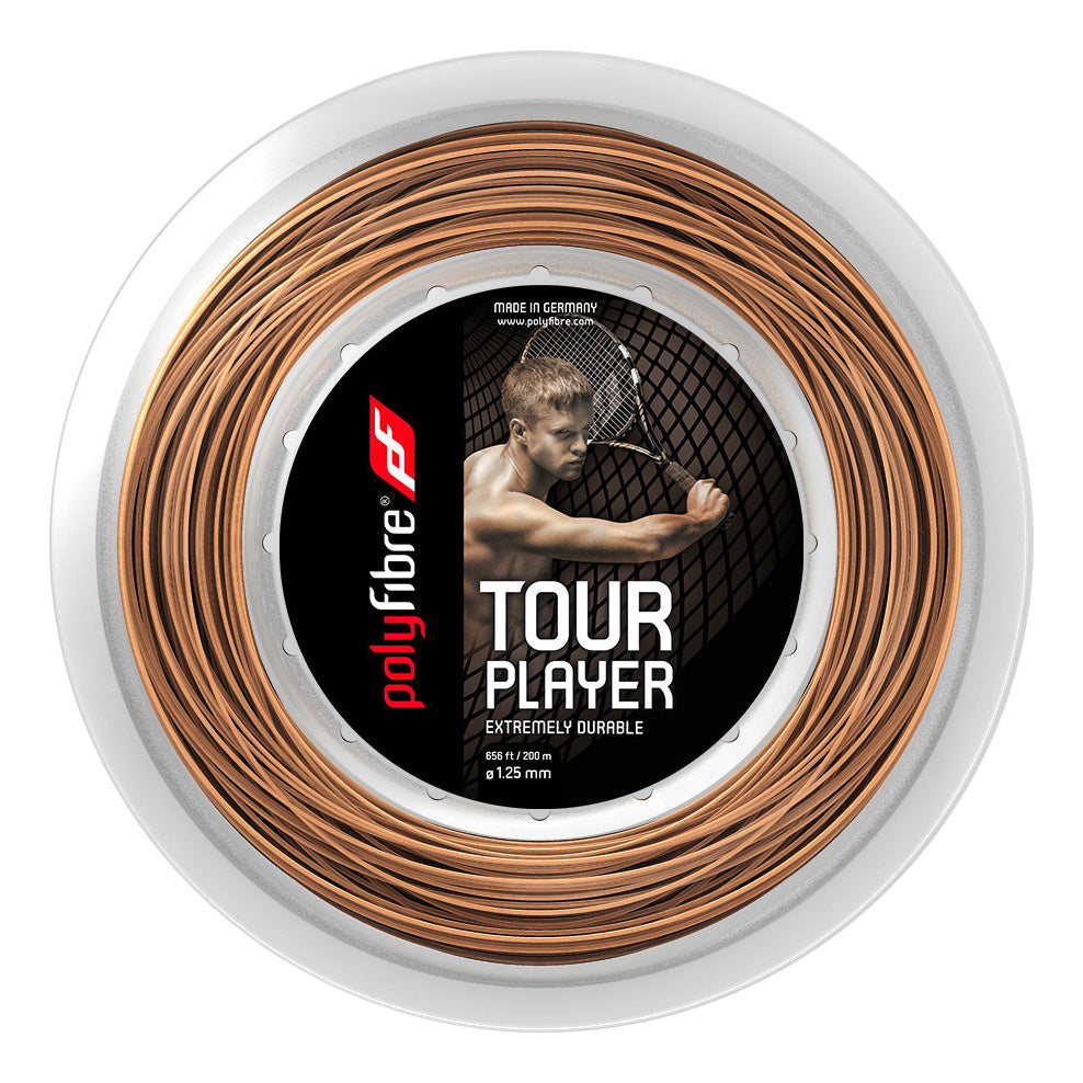 Polyfibre Tour Player String Reel 200m-Ecru Polyfibre Tour Player String Reel 200m-Ecru