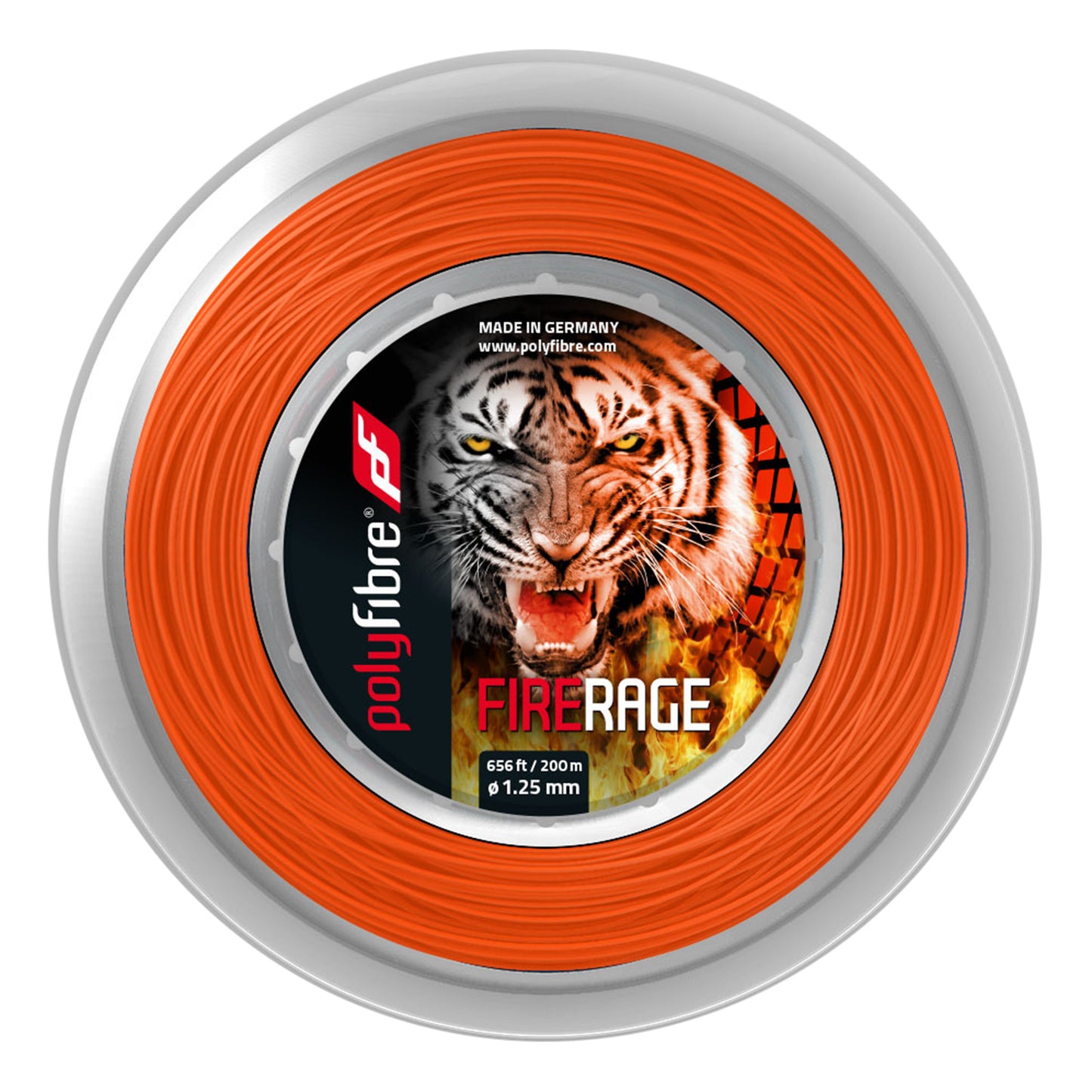 Polyfibre Firerage Ribbed 200m String Reel-Red Polyfibre Firerage Ribbed 200m String Reel-Red