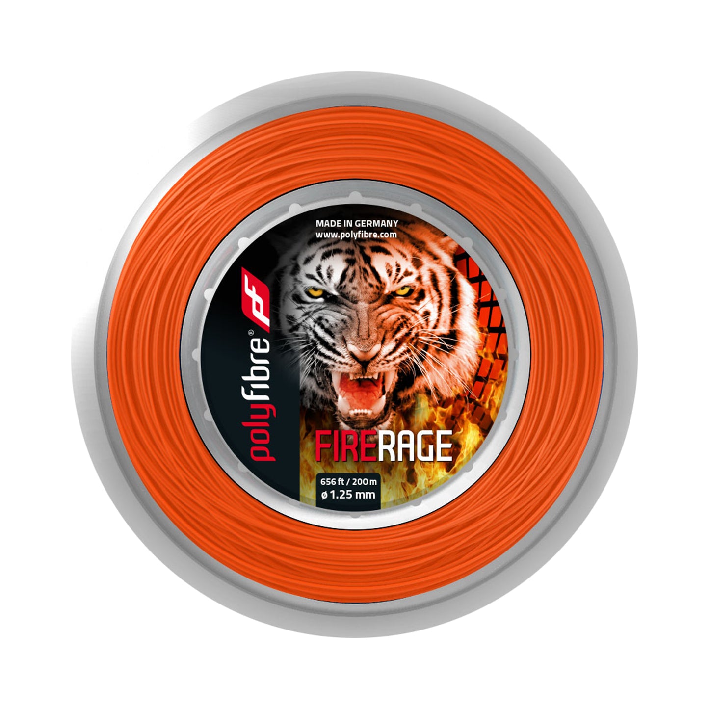 Polyfibre Fire Rage 200m String Reel-Red Polyfibre Fire Rage 200m String Reel-Red