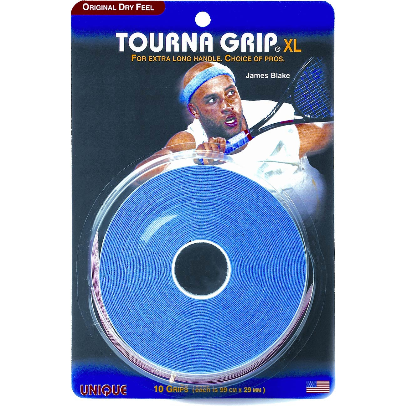 Tourna Grip XL 10 Pack-Blue Tourna Grip XL 10 Pack-Blue