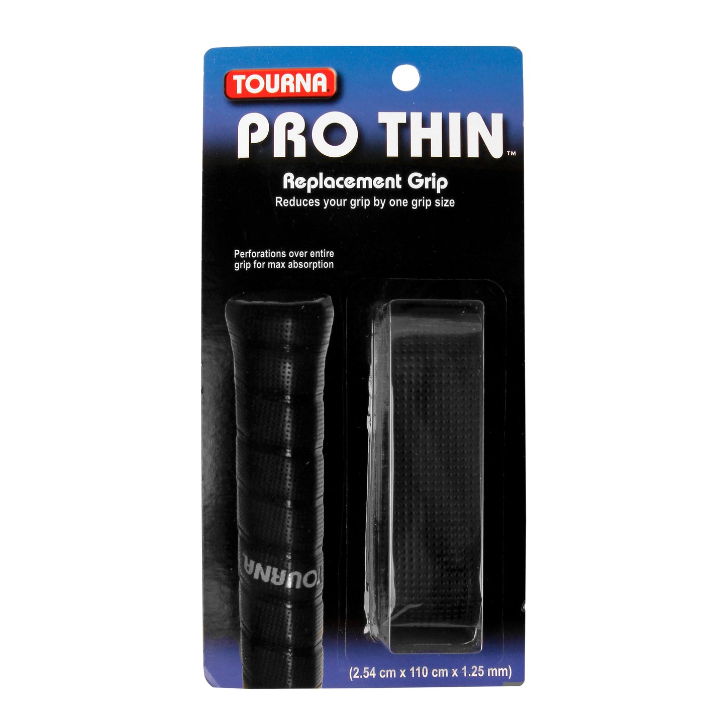 Tourna Pro Thin Grip 1 Pack-Black Tourna Pro Thin Grip 1 Pack-Black