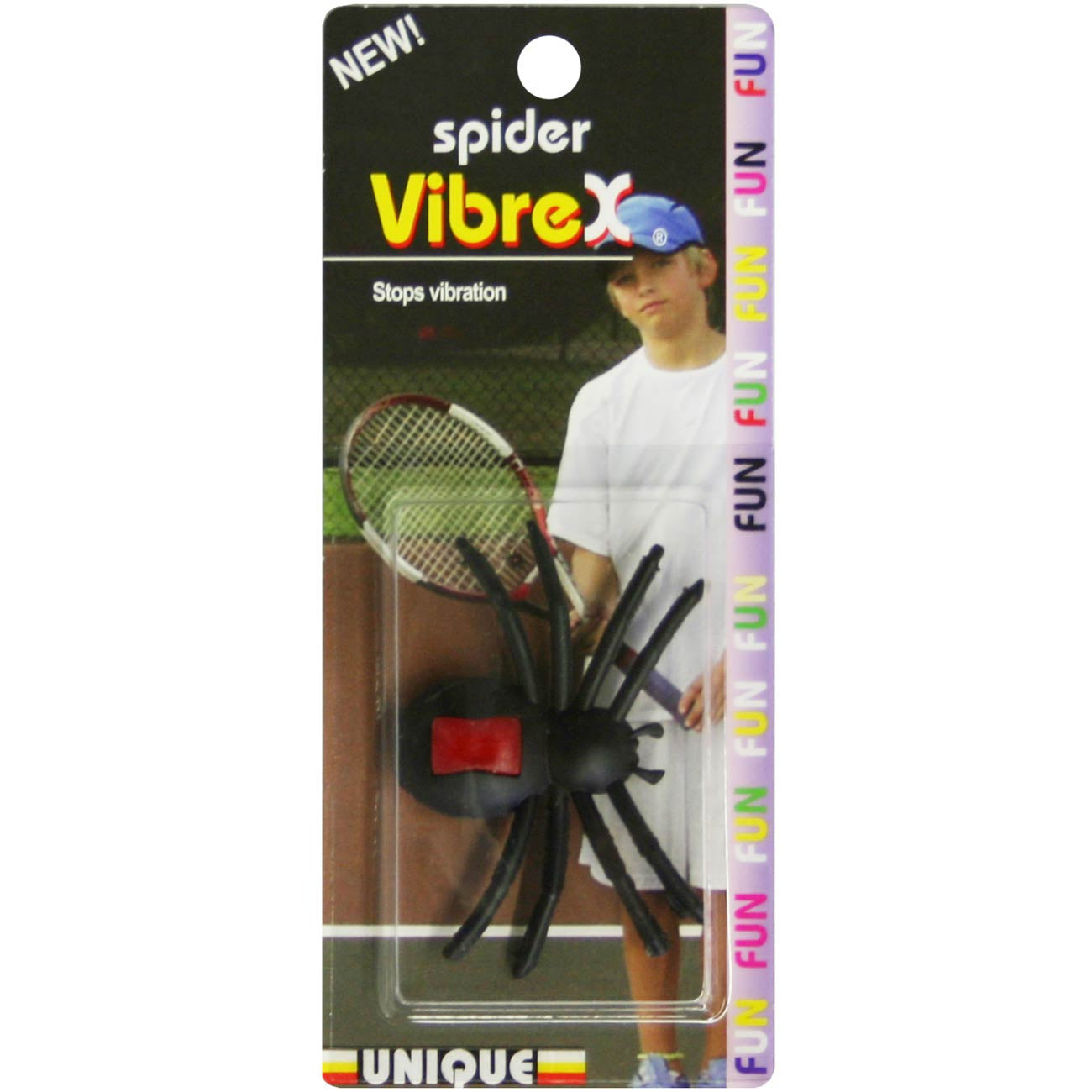 Tourna Spider Vibrex Dampener 1 Pack-Black Tourna Spider Vibrex Dampener 1 Pack-Black