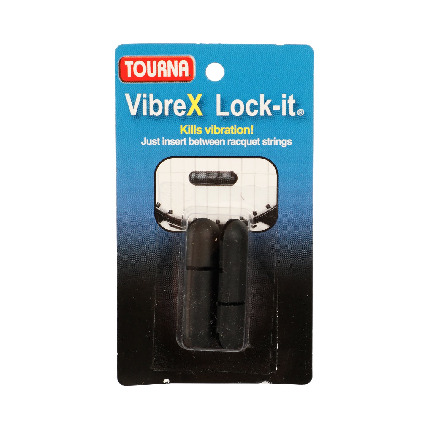 Tourna Vibrex Lock Dampener 2 Pack-Black Tourna Vibrex Lock Dampener 2 Pack-Black