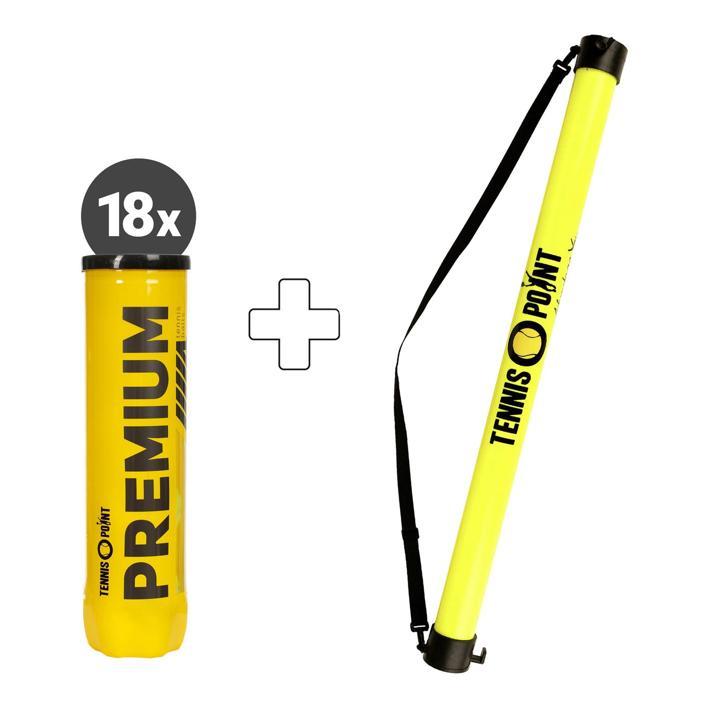 Tennis-Point 18x 4 Ball Tube Premium plus ball tube Tennis-Point 18x 4 Ball Tube Premium plus ball tube