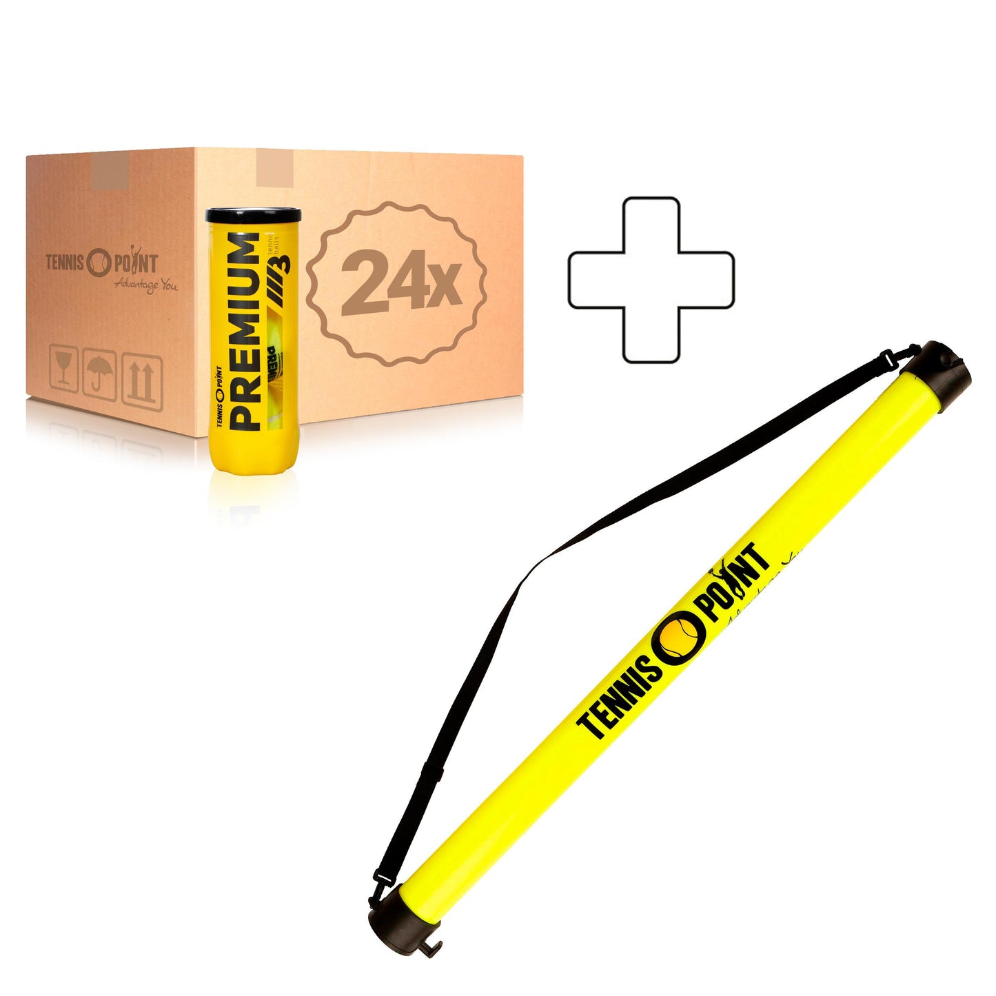 Tennis-Point 24x 3 Ball Tube Premium plus ball tube Tennis-Point 24x 3 Ball Tube Premium plus ball tube