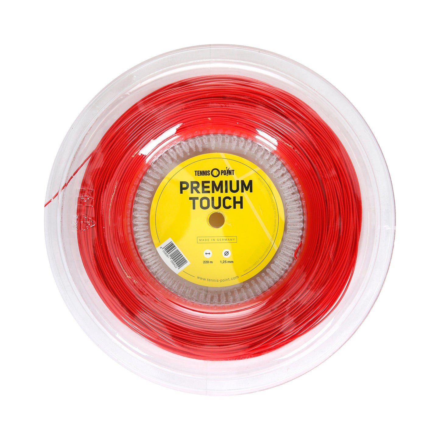 Tennis-Point Premium Touch String Reel 220m-Red Tennis-Point Premium Touch String Reel 220m-Red