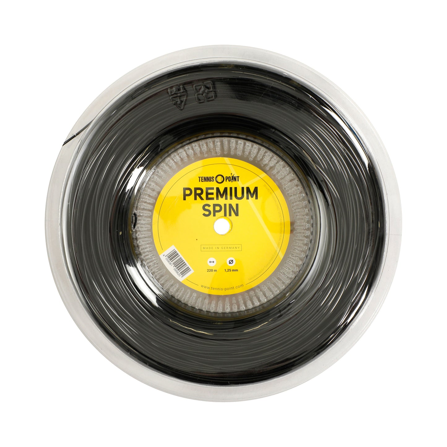 Tennis-Point Premium Spin String Reel 220m-Black Tennis-Point Premium Spin String Reel 220m-Black